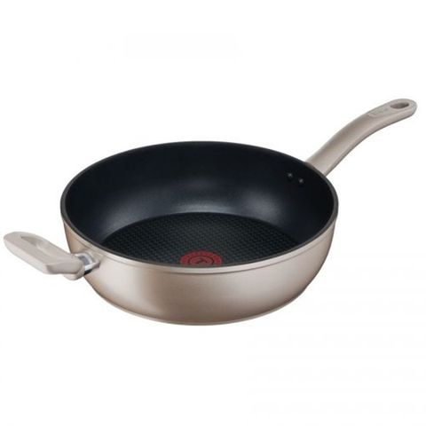 Chảo Chống Dính Sâu Lòng Tefal Sensations 28cm - Đa Năng, Chất Liệu Hợp Kim Nhôm, Phù Hợp Với Bếp Từ, Gas, Hồng Ngoại