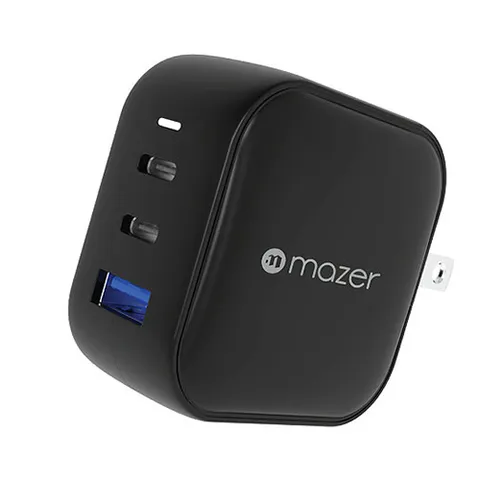 Củ Sạc Nhanh Mazer Infinite Boost Super MINI GAN66W - Sạc Ba Cổng USB-C và USB-A, Thiết Kế Siêu Gọn, An Toàn, Hiệu Suất Cao