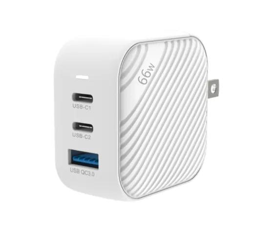 Củ Sạc Nhanh Mazer Infinite Boost Super MINI GAN66W - Sạc Ba Cổng USB-C và USB-A, Thiết Kế Siêu Gọn, An Toàn, Hiệu Suất Cao