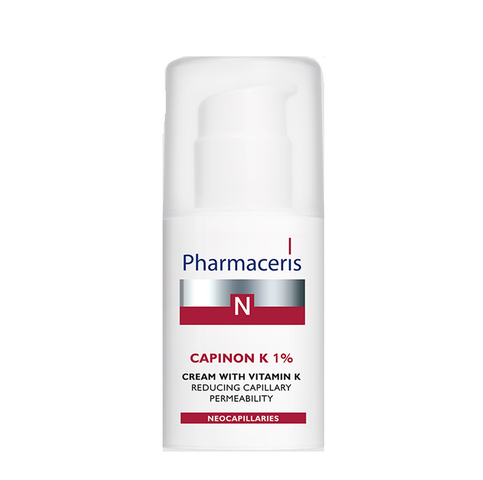 Kem Dưỡng Da Pharmaceris Capinon K 1% - Phục Hồi Da Tổn Thương, Giúp Làm Dịu Da, Thúc Đẩy Lưu Thông Máu, Chống Quầng Thâm