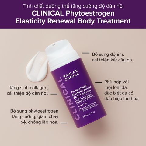 Kem Dưỡng Thể Paula’s Choice Clinical Elasticity Renewal - Giúp Săn Chắc, Cải Thiện Đàn Hồi Da, Phục Hồi Tươi Trẻ, 100ml