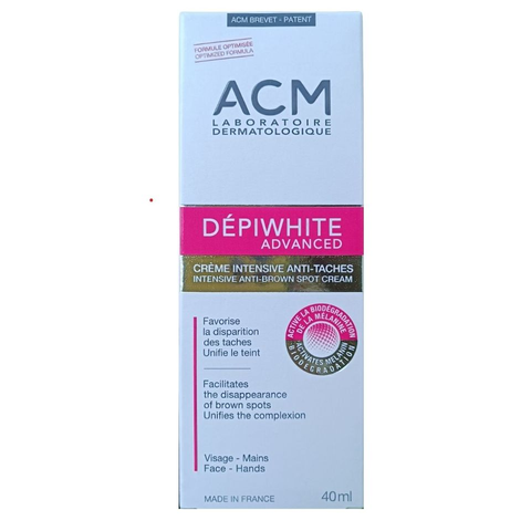 Kem Giảm Nám ACM Depiwhite Advanced - Làm Mờ Nám, Tàn Nhang, Đốm Nâu, Da Sáng Mượt 40ml