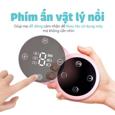 Máy Hút Sữa Điện Đơn Không Dây ChiBé Momi 3 CB025 - 3 Chế Độ, 9 Cấp Độ Hút, Phễu Silicon Mềm, Dễ Dàng Sử Dụng, Phù Hợp Cho Mẹ Bỉm