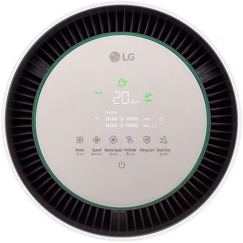 Máy lọc không khí LG PuriCare 360 Alpha PET 2 tầng AS10GDBY0 - Lọc bụi siêu mịn PM0.01, Diện tích 104m², Kết nối Wifi, Giá tốt