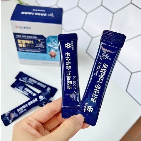 Men vi sinh Royal Medi Probiotics Hàn Quốc - Hỗ trợ tiêu hóa cho trẻ em và người lớn - Hộp 30 gói hương vị chua ngọt dễ uống