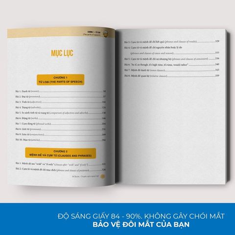 Ngữ Pháp Tiếng Anh Cơ Bản & Nâng Cao - Tập 1: Hướng Dẫn Chi Tiết Học Ngữ Pháp, Luyện Thi THPT Quốc Gia và TOEIC
