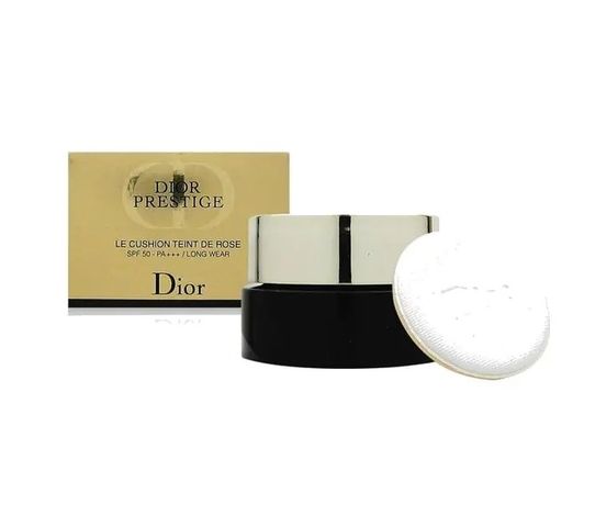 Phấn Nước Dior Prestige Le Cushion Teint De Rose 010 - Lớp Nền Matte Tự Nhiên, SPF 50+, Che Khuyết Điểm Hoàn Hảo 4g