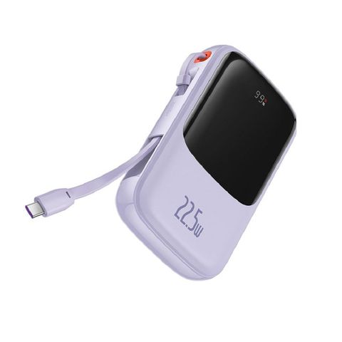 Sạc Dự Phòng Baseus Qpow Pro 10000mAh - Bảo Mật Thông Minh, Sạc Nhanh USB & Type C, Màn Hình Hiển Thị, Dành Cho Điện Thoại & Thiết Bị Di Động