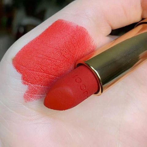 Son Lì Gucci Màu 500 Odalie Red Matte Đỏ Cam - Chất Son Mịn Lì, Bám Màu Lâu, Phù Hợp Mọi Tôn Da - Sản Phẩm Cao Cấp Từ Gucci