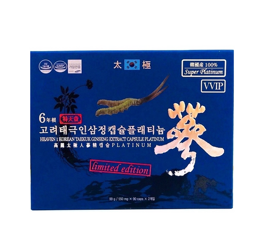 Thiên Sâm Đông Trùng Hạ Thảo Kingsize Hàn Quốc - Viên Nang Tăng Cường Sức Khỏe, Bồi Bổ Cơ Thể, 180 Viên