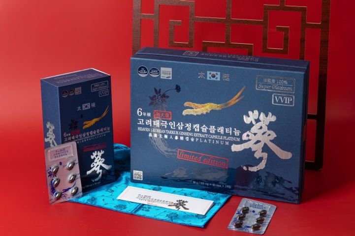 Thiên Sâm Đông Trùng Hạ Thảo Kingsize Hàn Quốc - Viên Nang Tăng Cường Sức Khỏe, Bồi Bổ Cơ Thể, 180 Viên