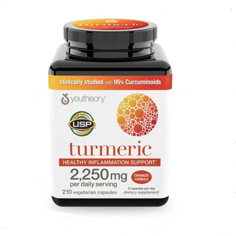 Viên tinh chất nghệ Youtheory Turmeric 2.250mg - Tăng cường sức khỏe và làm đẹp da, Hỗ trợ tiêu hóa, chống oxy hóa