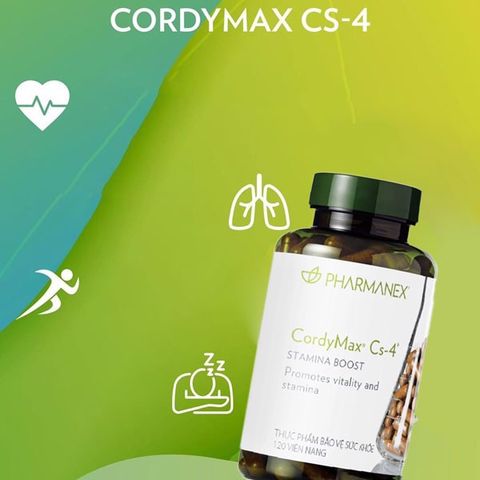 Viên uống đông trùng hạ thảo Nuskin CordyMax Cs-4 - Tăng cường sức đề kháng, cải thiện sức khỏe toàn diện - Thực phẩm chức năng cao cấp