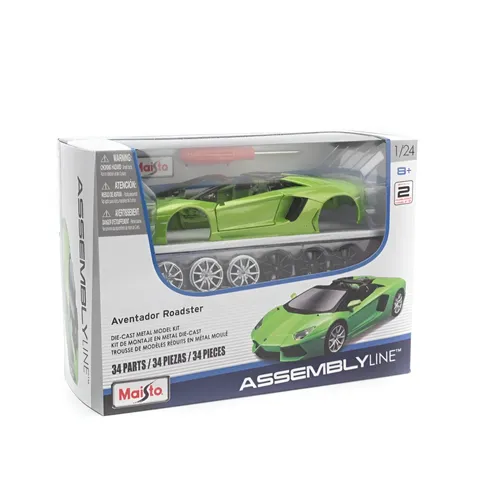 Mô Hình Xe Lamborghini Aventador LP 700-4 Roadster 1:24 Maisto - Siêu Xe Chất Liệu Kim Loại, Chi Tiết Mạ Chrome, Đồ Trang Trí Phòng Khách