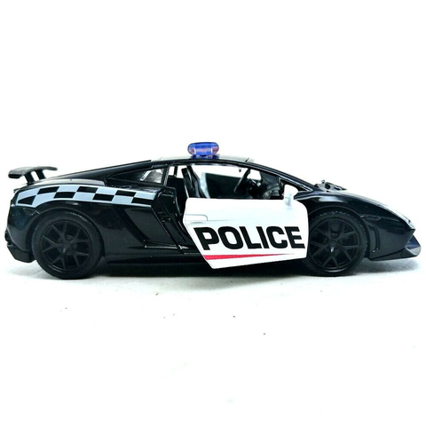 Mô hình xe UNI Lamborghini Gallardo Police LP570-4 tỉ lệ 1:36 - Đồ Chơi Sưu Tầm Kiểu Dáng Sang Trọng cho Người Đam Mê Xe Hơi