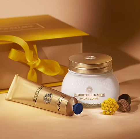 Bộ Dưỡng Da 2 Món L'Occitane Immortelle Shea Youth – Kem Dưỡng Body 200ml & Kem Dưỡng Tay 75ml, Chất lượng Tự Nhiên, Dưỡng Ẩm Tối Ưu 722535