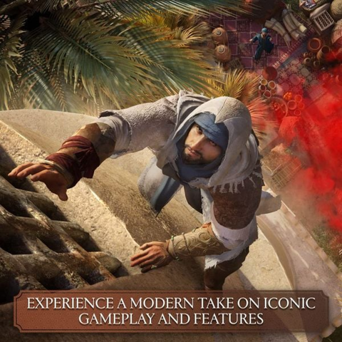 Đĩa game Assassin's Creed Mirage cho PS5 - Hành động nhập vai: Khám phá Baghdad cùng Basim trong cuộc phiêu lưu hấp dẫn!