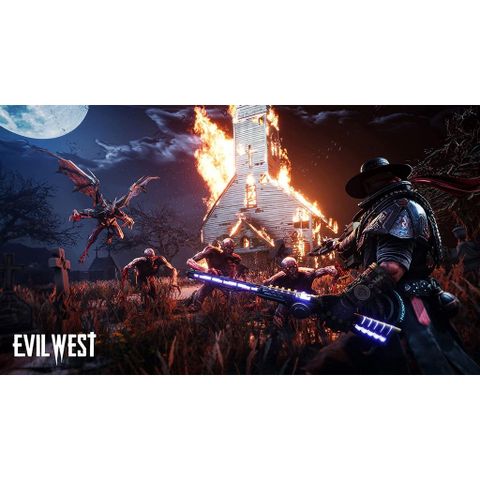 Đĩa Game Evil West cho PS5 - Hành Động Viễn Tây, Khám Phá Thế Giới Ma Cà Rồng, Phiên Bản Chính Hãng từ Flying Wild Hog