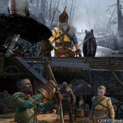 Đĩa game God of War: Ragnarok cho PS5 - Hành động phiêu lưu hấp dẫn từ Santa Monica Studio - Trải nghiệm thần thoại Bắc Âu sống động