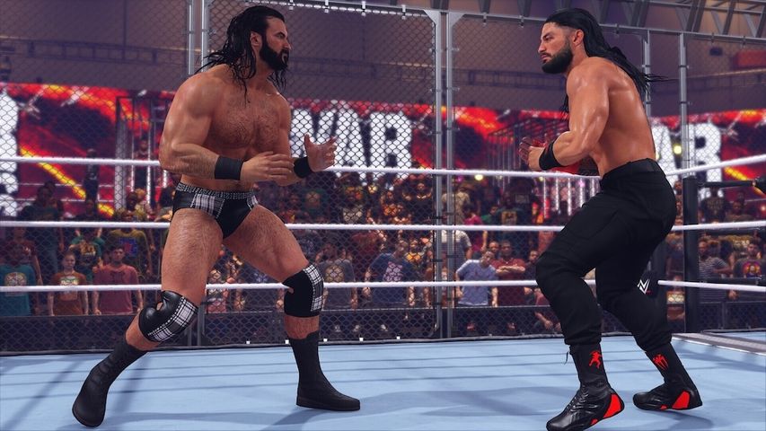 Đĩa Game WWE 2K23 cho PS5 - Trải Nghiệm Đấu Trường WWE Đỉnh Cao với Các Siêu Sao Nổi Tiếng và Chế Độ WarGames Hấp Dẫn