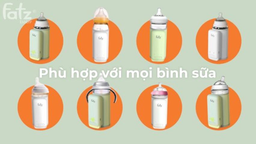 Dụng cụ hâm sữa cầm tay không dây Fatzbaby Ready 4-FB3122WN - Thiết kế gọn nhẹ, dùng mọi lúc mọi nơi, giữ ấm lên đến 3 giờ, tiện lợi cho mẹ và bé