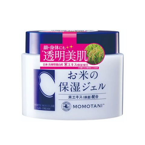 Gel Dưỡng Sáng Da MOMOTANI White Moisture Gel Cream 230g - Chiết Xuất Gạo Hữu Cơ, Dưỡng Ẩm, Làm Sáng Da Tự Nhiên, Phù Hợp Mọi Loại Da