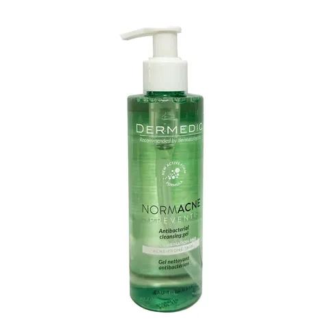 Sữa Rửa Mặt Dermedic Normacne Antibacterial Cleansing 200ml - Giúp Làm Sạch Da Mụn, Kháng Viêm và Dưỡng Ẩm Hiệu Quả