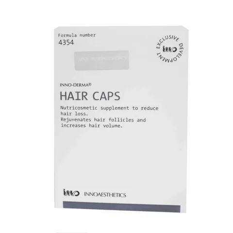 Viên uống Hair Caps hỗ trợ mọc tóc, giảm rụng tóc - Bổ sung Vitamin B5, Biotin, Kẽm cho tóc khỏe 60 viên