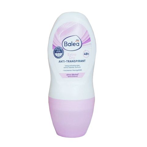 Lăn Khử Mùi Balea Anti-transpirant Extra Dry 50ml - Ngăn Mùi Hiệu Quả, Khô Thoáng Suốt 48h, Không Cồn, Hương Thơm Dịu Nhẹ