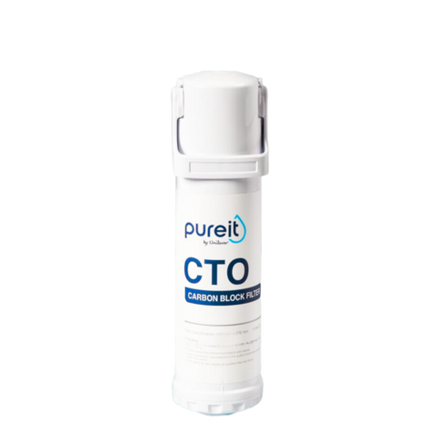 Lõi lọc CTO Pureit Delica UR5840 cho máy lọc nước âm tủ bếp - Loại bỏ clo, mùi, vị lạ, nước sạch tinh khiết, tuổi thọ 8-12 tháng