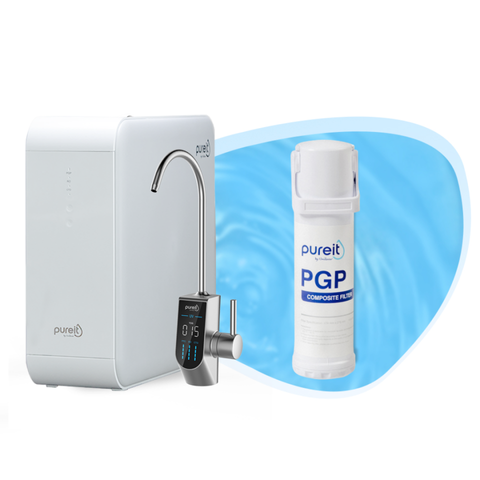 Lõi lọc PGP Pureit Delica UR5840 cho máy lọc âm tủ bếp - Công suất 8.000 lít, loại bỏ vi khuẩn, đảm bảo nước sạch cho gia đình 4-6 người