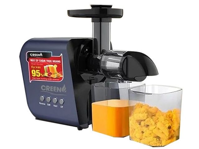 Máy Ép Chậm Trục Ngang Creen CRJ-250 - Công Nghệ Ép Hiện Đại 250W Bảo Toàn Dưỡng Chất - Máy Ép Trái Cây Sạch Sẽ Tiện Lợi