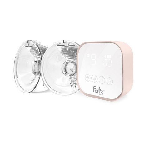 Máy Hút Sữa Điện Đôi Fatzbaby Twinfree 1 FB1301TG - Thiết Kế Rảnh Tay, 4 Chế Độ Hút Tiện Lợi, Dung Tích 140ml