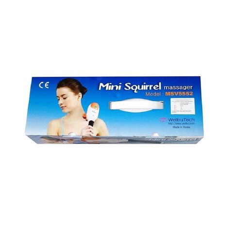 Máy Massage Cầm Tay Mini Squirrel Welbutech MSV5552 - Giảm Đau, 5 Đầu Massage Đa Năng, Thiết Bị Trị Liệu Chất Lượng Cao