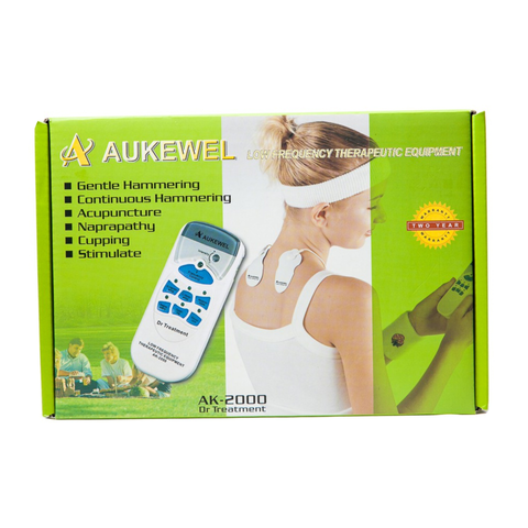 Máy xung điện massage Aukewel AK-2000 - Thiết bị massage cao cấp hỗ trợ giảm đau mỏi, trị liệu hiệu quả, tích hợp 6 chế độ massage thông minh.