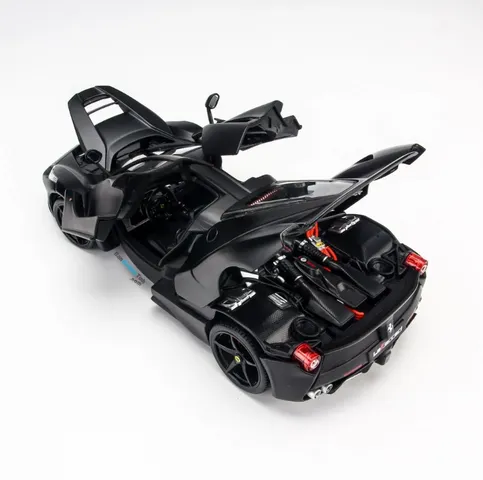 Mô hình siêu xe Ferrari LaFerrari 1:18 Bburago Signature - Đỏ/Đen - Trang trí nhà cửa và quà tặng cho tín đồ xe hơi