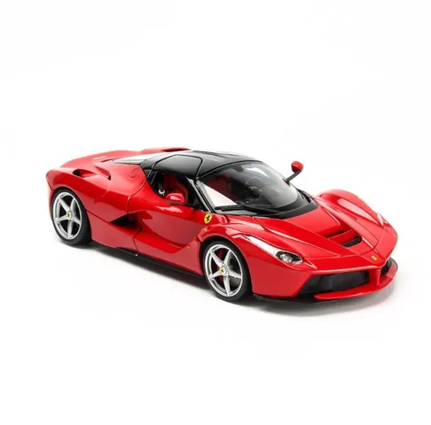 Mô hình siêu xe Ferrari LaFerrari 1:18 Bburago Signature - Đỏ/Đen - Trang trí nhà cửa và quà tặng cho tín đồ xe hơi