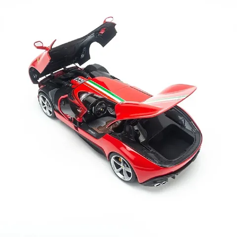 Mô hình siêu xe Ferrari Monza SP1 1:18 Bburago - Mô phỏng chi tiết, xe mở cửa & cốp, trang trí nhà cửa tạo nét sang trọng