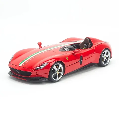 Mô hình siêu xe Ferrari Monza SP1 1:18 Bburago - Mô phỏng chi tiết, xe mở cửa & cốp, trang trí nhà cửa tạo nét sang trọng