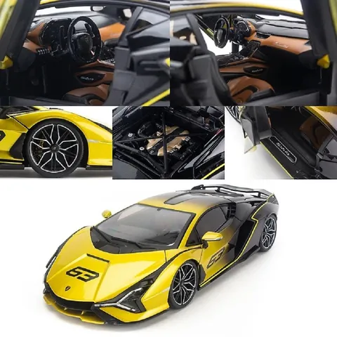 Mô Hình Siêu Xe Lamborghini Sian FKP 37 Tỷ Lệ 1:18 Bburago - Quà Tặng Độc Đáo Trang Trí Nhà Cửa