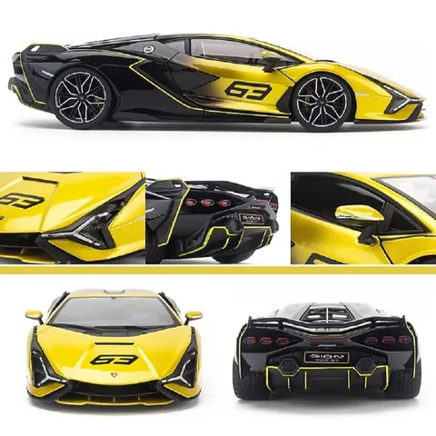 Mô Hình Siêu Xe Lamborghini Sian FKP 37 Tỷ Lệ 1:18 Bburago - Quà Tặng Độc Đáo Trang Trí Nhà Cửa
