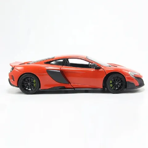 Mô Hình Siêu Xe Mclaren 675LT Tỉ Lệ 1:24 Welly - Đồ Chơi Trang Trí Nhà Cửa Cao Cấp, Chất Liệu Kim Loại và Cao Su