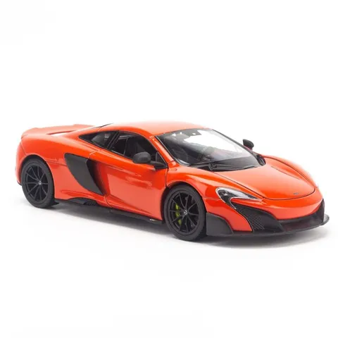 Mô Hình Siêu Xe Mclaren 675LT Tỉ Lệ 1:24 Welly - Đồ Chơi Trang Trí Nhà Cửa Cao Cấp, Chất Liệu Kim Loại và Cao Su