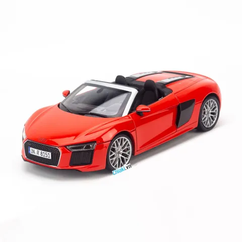Mô Hình Xe Audi R8 Spyder V10 Plus Tỉ Lệ 1:18 Iscale - Mô Phỏng Chi Tiết, Chất Liệu Kim Loại, Quà Tặng Cho Người Sưu Tập Xe Hơi