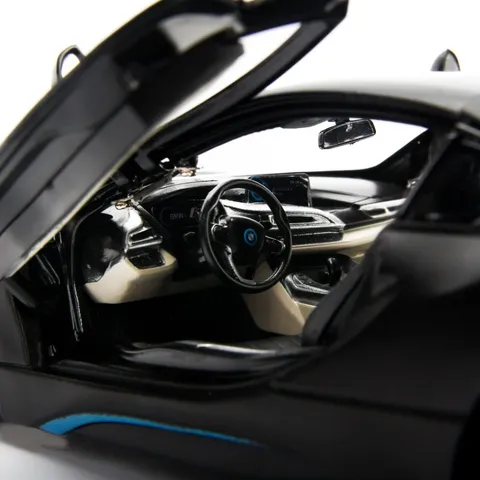 Mô Hình Xe BMW i8 1:24 Rastar - Xe Mô Hình Chi Tiết Kim Loại, Mở Cửa, Quà Tặng Độc Đáo Cho Người Đam Mê Ô Tô