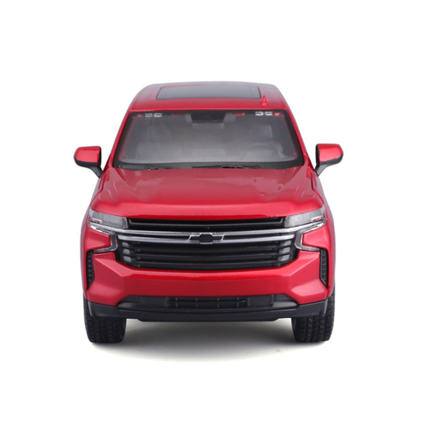 Mô Hình Xe Chevy Tahoe 2021 Tỉ Lệ 1:26 Maisto - Đồ Chơi Xe Thông Minh Màu Đỏ, Chi Tiết Mở Cửa, Thích Hợp Trang Trí Nhà Cửa