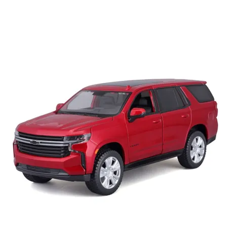Mô Hình Xe Chevy Tahoe 2021 Tỉ Lệ 1:26 Maisto - Đồ Chơi Xe Thông Minh Màu Đỏ, Chi Tiết Mở Cửa, Thích Hợp Trang Trí Nhà Cửa