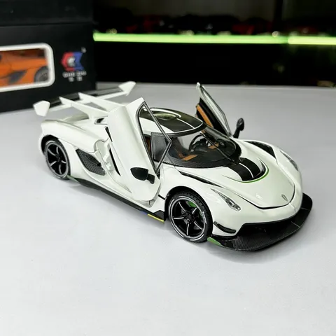 Mô Hình Xe Đua Koenigsegg Jesko 1:24 Chezhi - Mô Hình Độc Đáo, Thiết Kế Mạnh Mẽ, Trang Trí Nội Thất Hoặc Quà Tặng