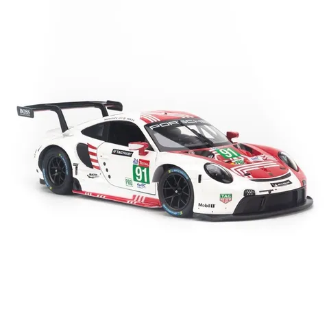 Mô Hình Xe Đua Porsche 911 RSR 1:24 Bburago - Mô Phỏng Chi Tiết Đẹp Mắt Dành Cho Người Sưu Tập và Trang Trí Nhà Cửa