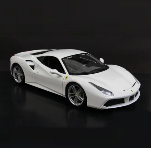 Mô Hình Xe Ferrari 488 GTB Tỉ Lệ 1:18 Bburago - Mô Phỏng Đường Nét Thể Thao Sắc Nét, Quà Tặng Độc Đáo Cho Người Yêu Xe